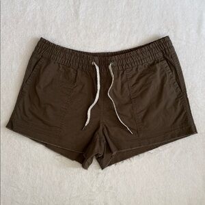 Vuori | Vintage Ripstop Dura Terra Raw Hem Shorts Dark Oregano VW385 (S)
